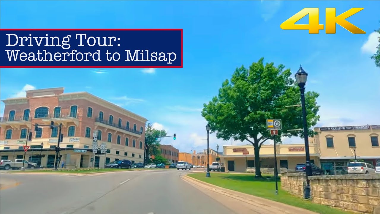 Texas Driving Tour: Weatherford to Milsap (via Hwy 20) 4K