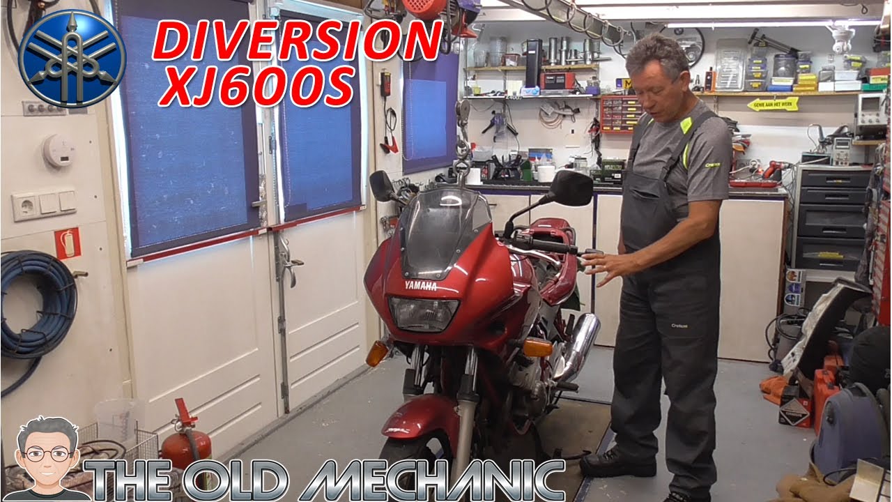 YAMAHA DIVERSION XJ600S [1998] OIL OILFILTER CHANGE PART 1 easy...? 👨‍🔧---🏍