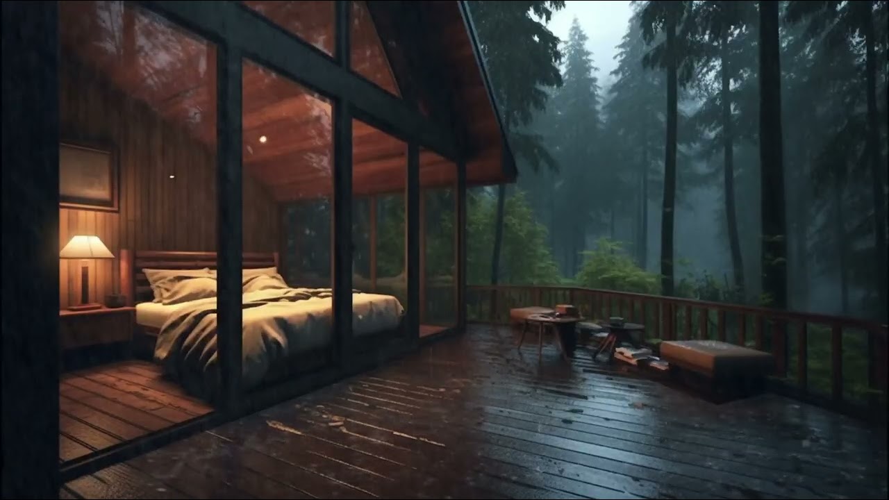 Smooth Night Rain Sounds - Relaxation, Focus, Calm Sleep