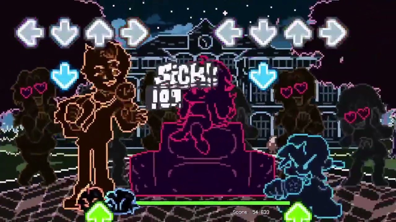 Friday Night Funkin' - Senpai (Remnants Mix) Gameplay Teaser
