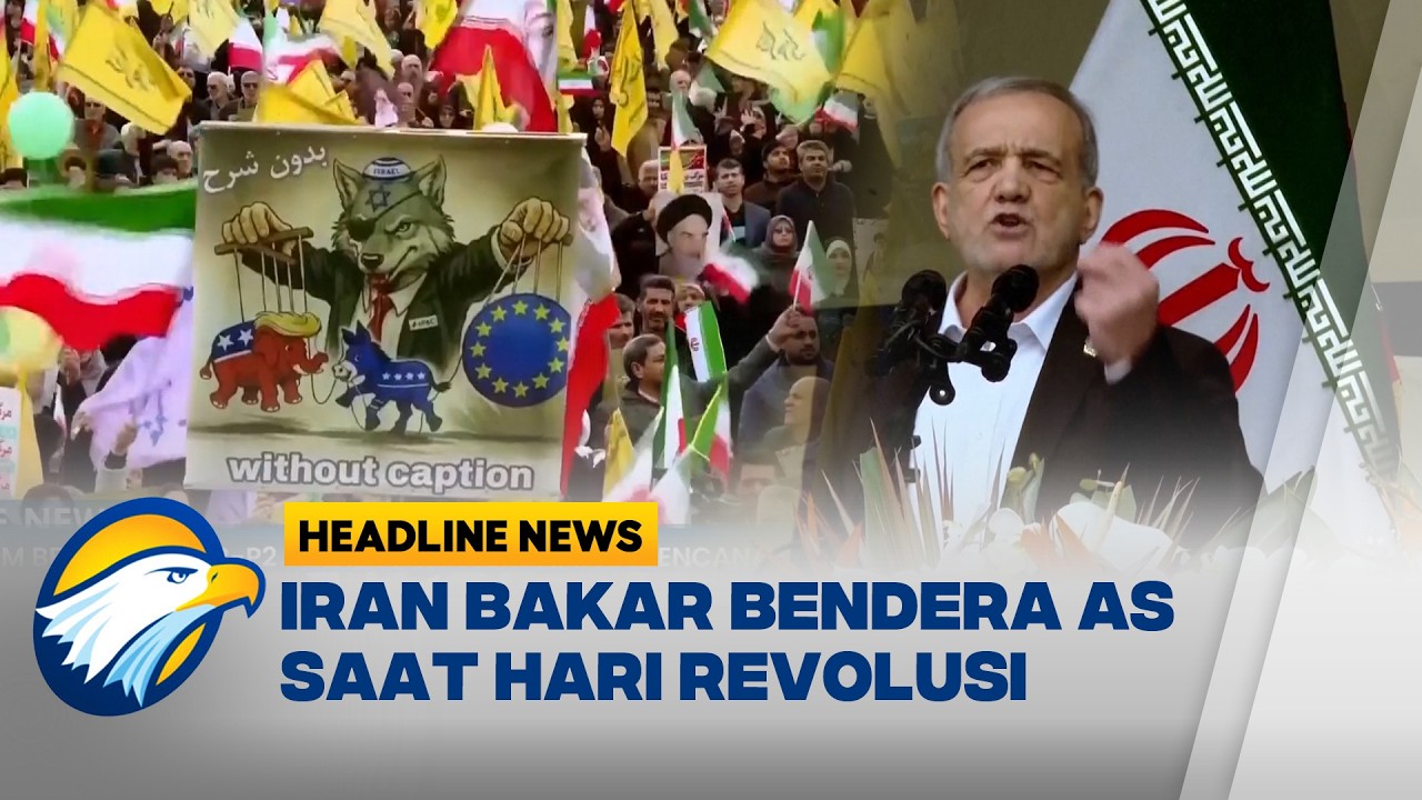 [HEADLINE NEWS, 11/02] Iran Rayakan 47 Tahun Revolusi di Tengah Aksi Bakar Bendera AS
