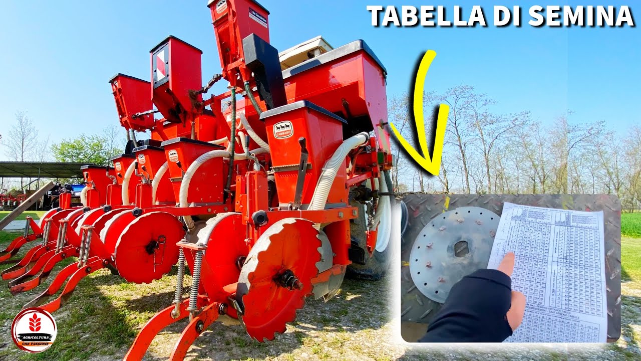 Come FUNZIONA una SEMINATRICE DA MAIS e SOIA ?
