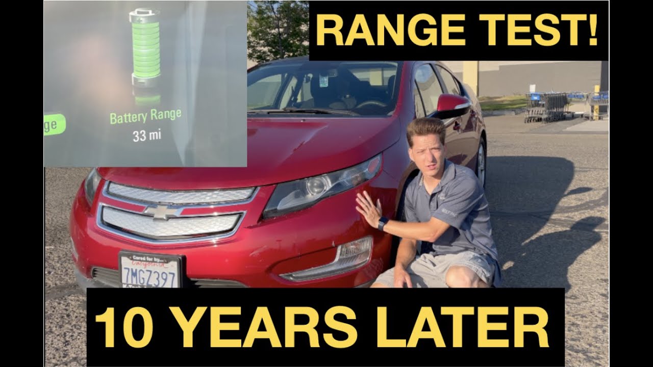 Chevy Volt EV RANGE Test - 10 YEARS LATER