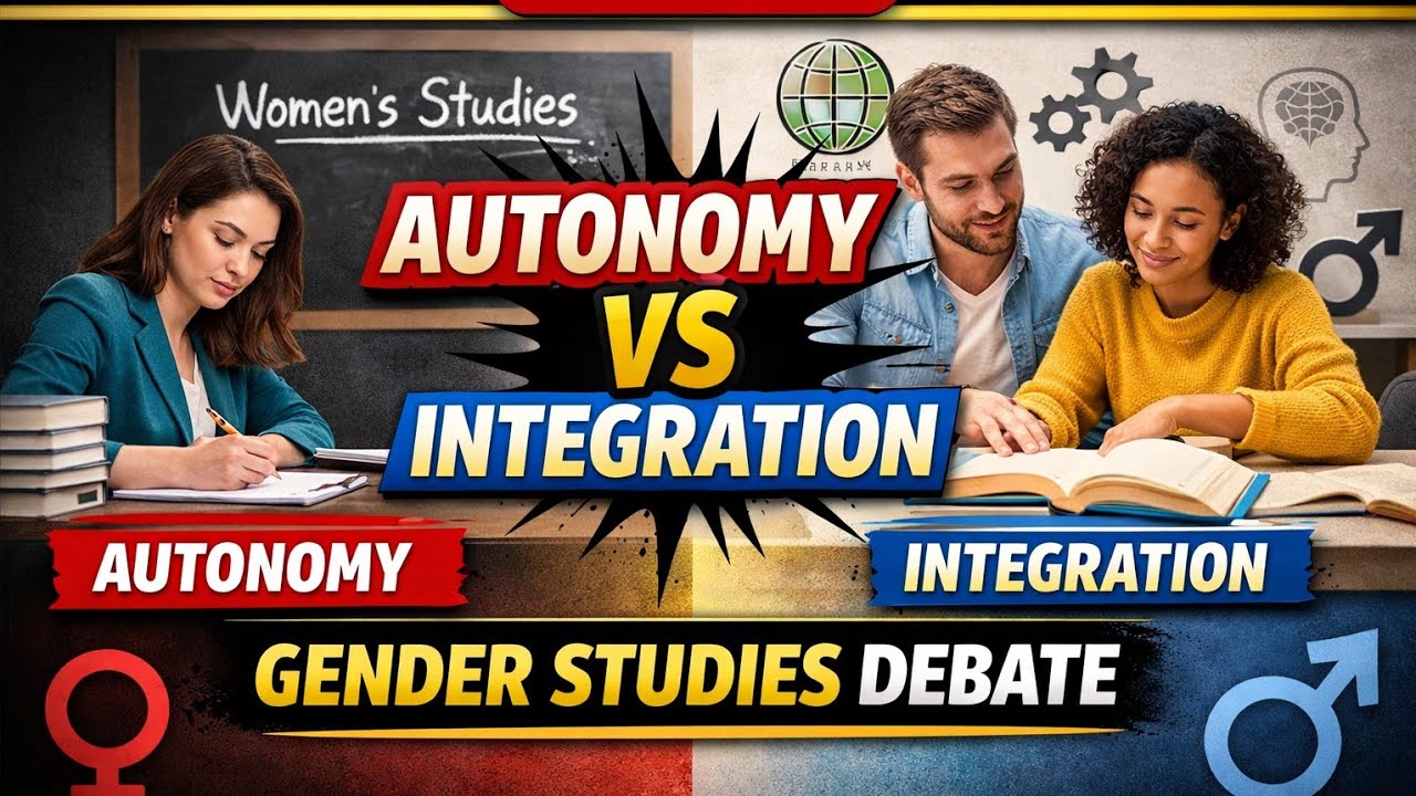 Lecture 11|Autonomy vs Integration Debate in Gender Studies|Complete  Gender Studies Course|CSS PMS