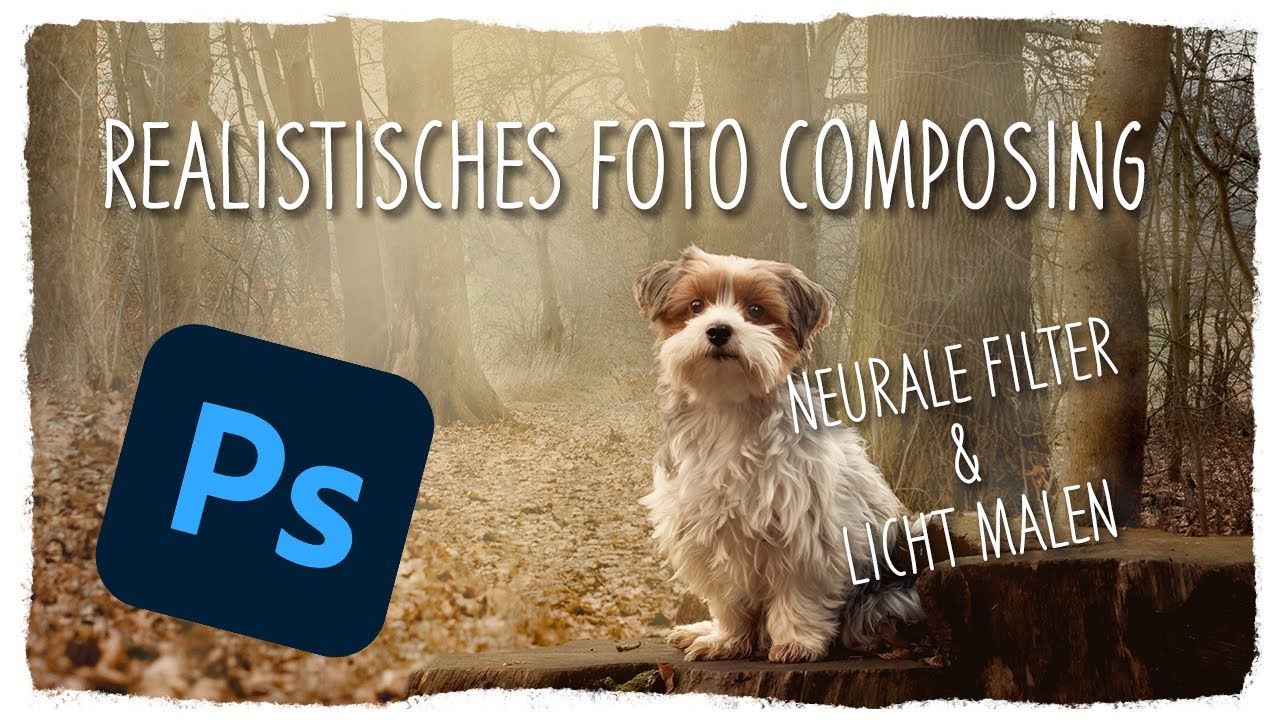 Realistisches Foto Composing mit Adobe Photoshop  - Neurale Filter & Licht Malen
