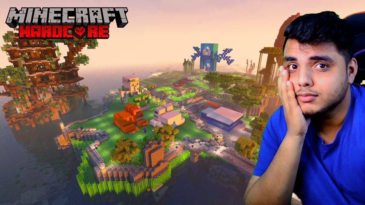 I Built A FROG CITY In My HARDCORE WORLD  | Minecraft 1.19.1 Ep : 43 gamerboy2.0