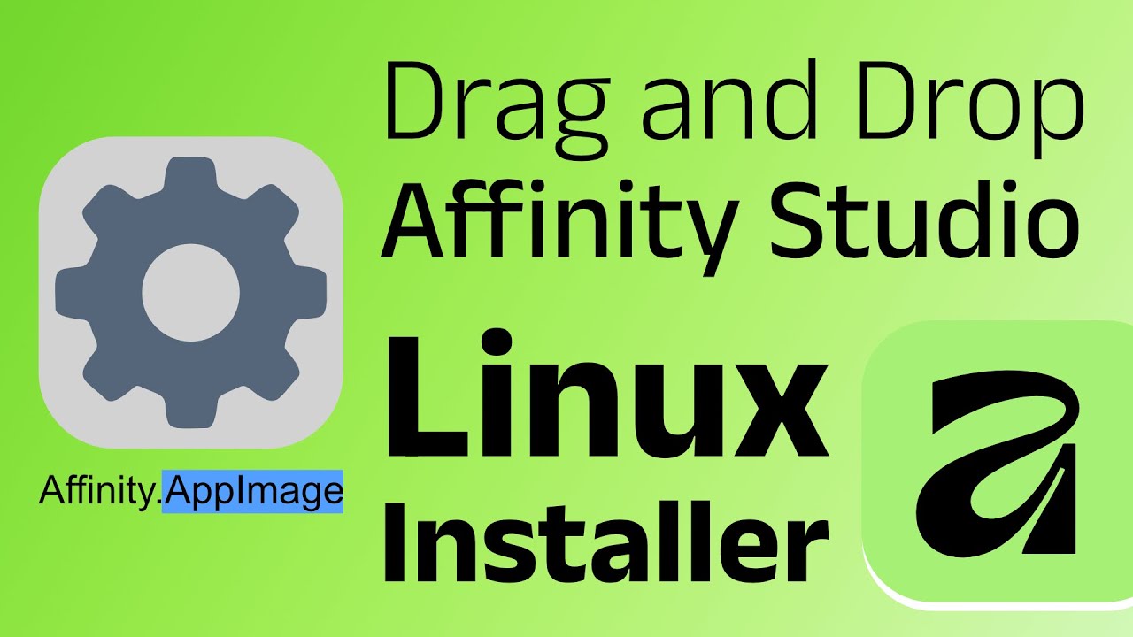 Установщик образов приложений Easy Drag and Drop для Affinity Studio на Linux