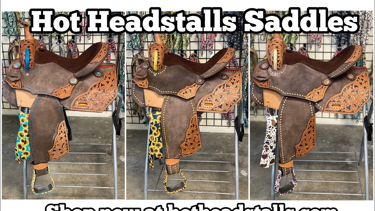 A look at Hot Headstalls Saddles!