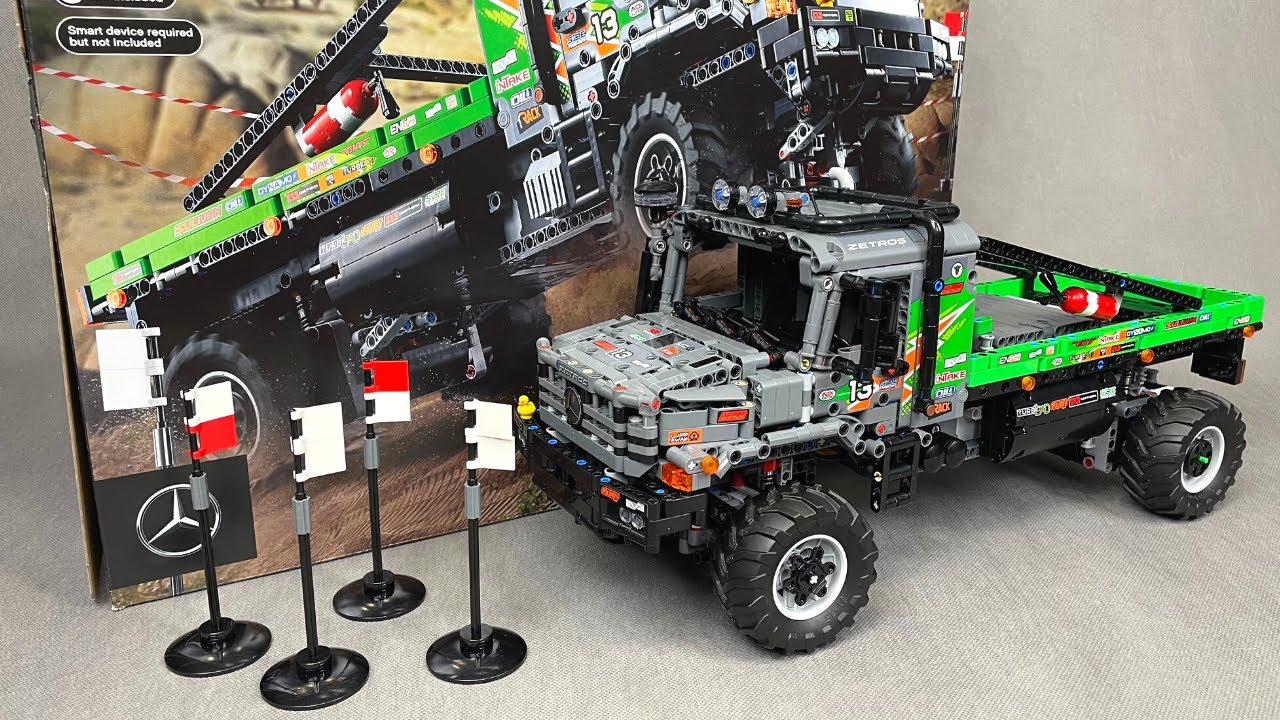 LEGO TECHNIC 42129 | CIĘŻAR&Oacute;WKA MERCEDES-BENZ ZETROS Z NAPĘDEM NA 4 KOŁA | RECENZJA