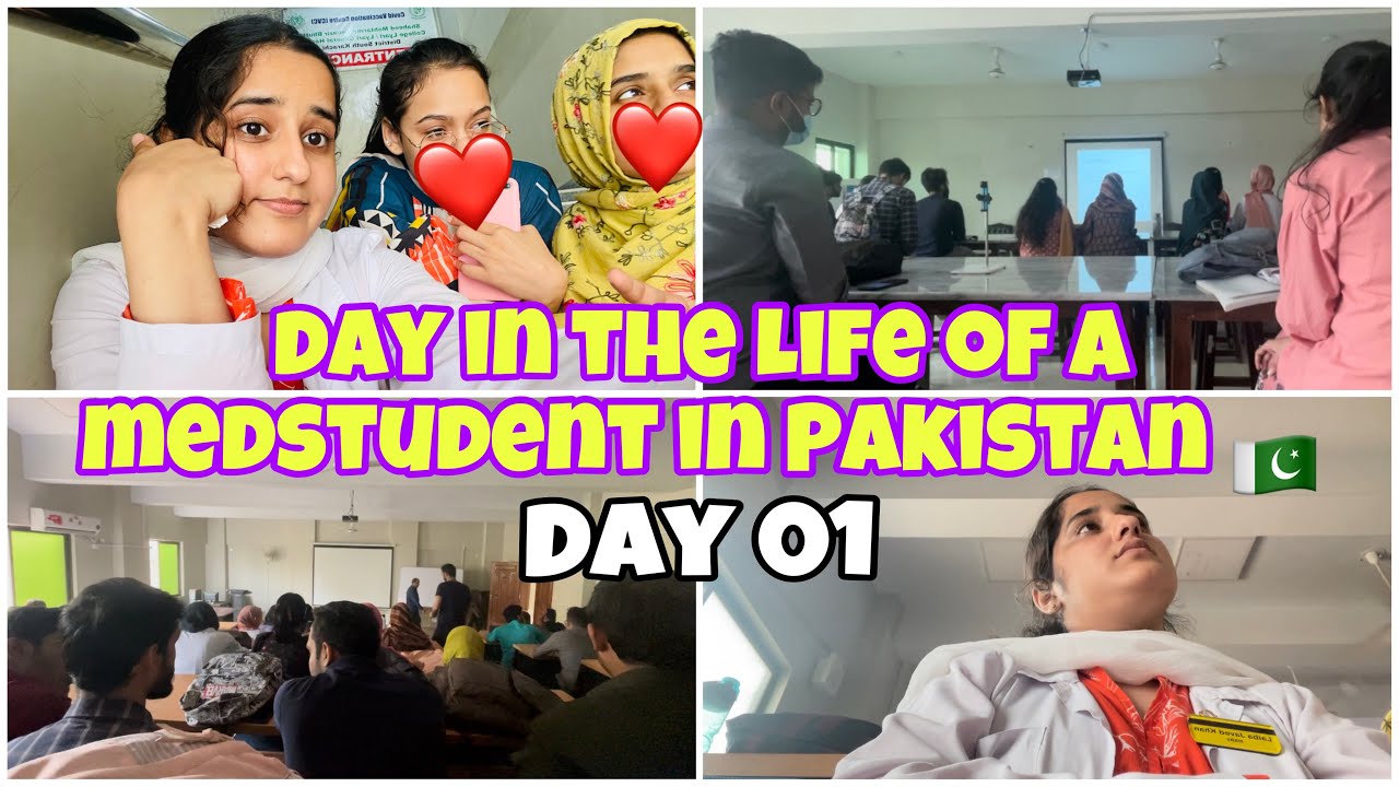 A DAY IN THE LIFE OF A MEDSTUDENT IN PAKISTAN 🇵🇰 |Day 01| Laiba Javed