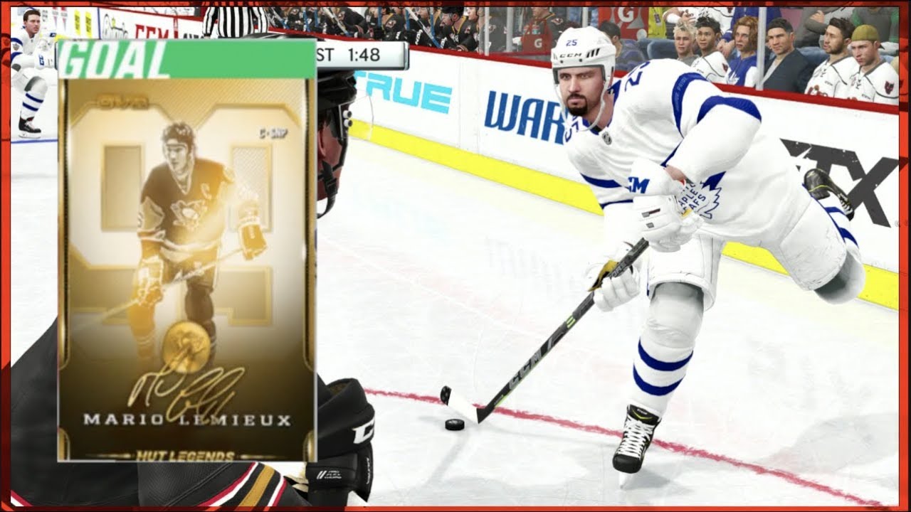NHL 19 HUT Div 1 HUT vs STACKED TEAM w/Legend Lemieux 99's !! | SLAPTrain