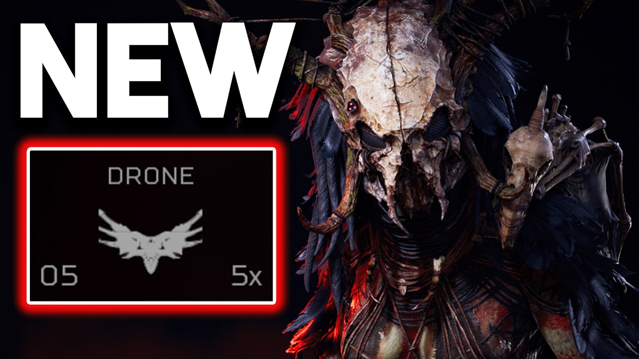 FIRST LOOK at WITCH PREDATOR *New Drone Gameplay* in Predator Hunting Grounds