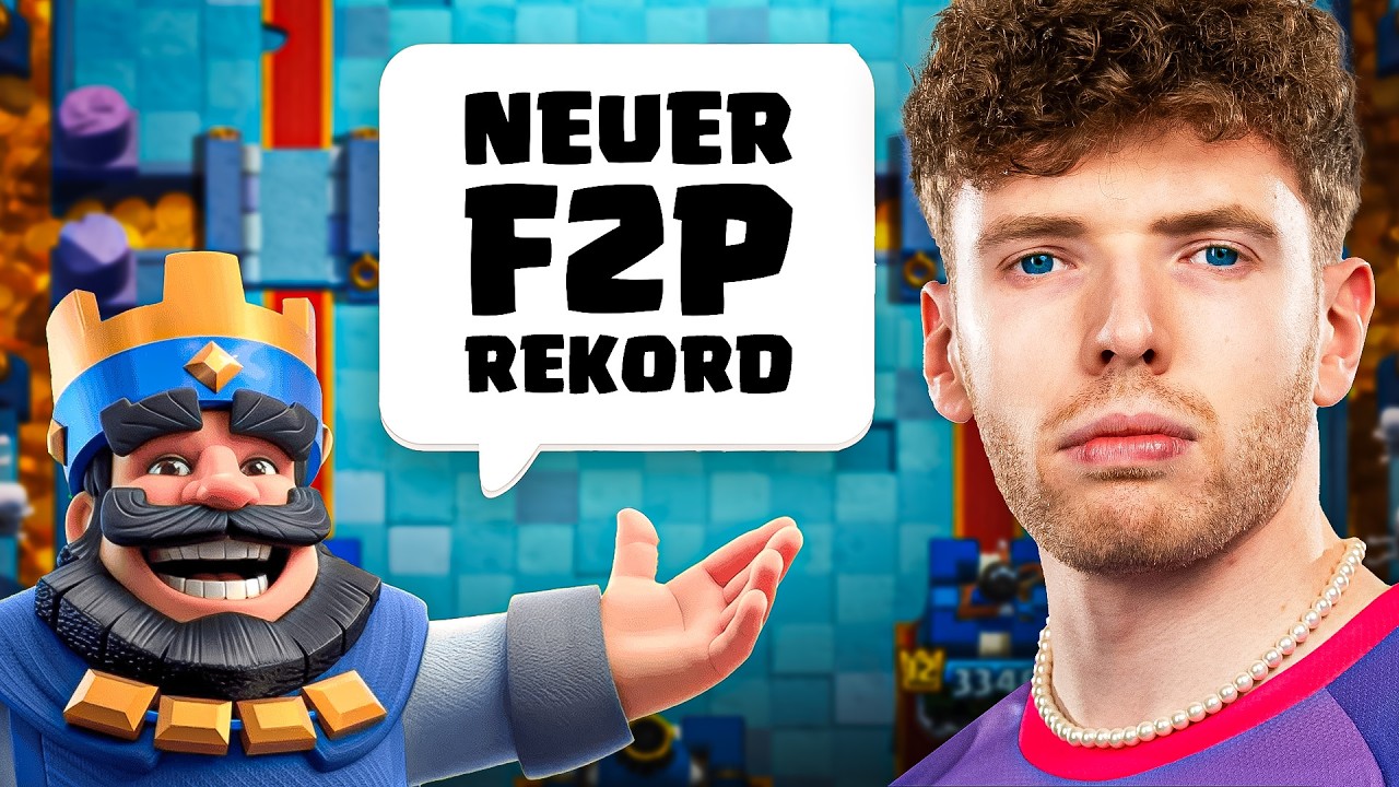 😱🤯NEUER WELTREKORD im F2P + PASS PROJEKT?! | Clash Royale Deutsch