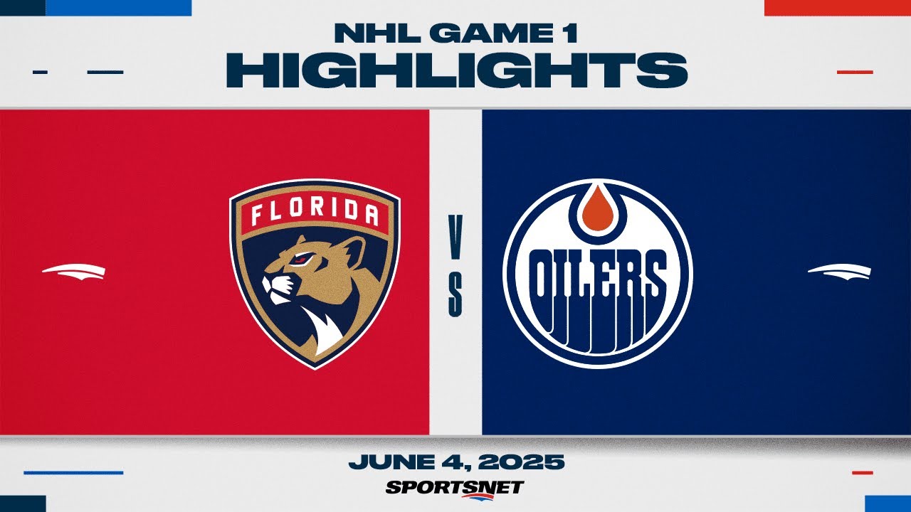 Stanley Cup Final Game 1 Highlights | Panthers vs. Oilers - June 4, 2025