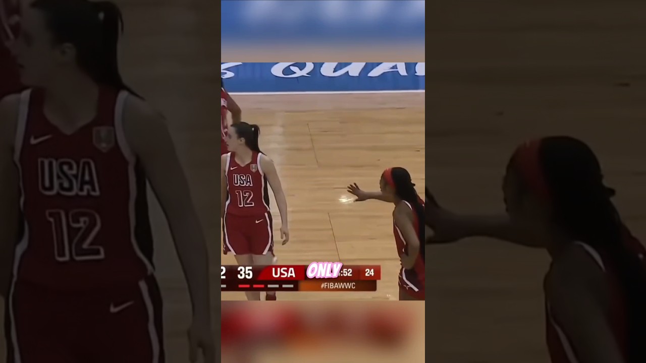 Caitlin Clark and Angel Reese Drama Continues on Team USA #WNBA #caitlinclark #fiba #basketball