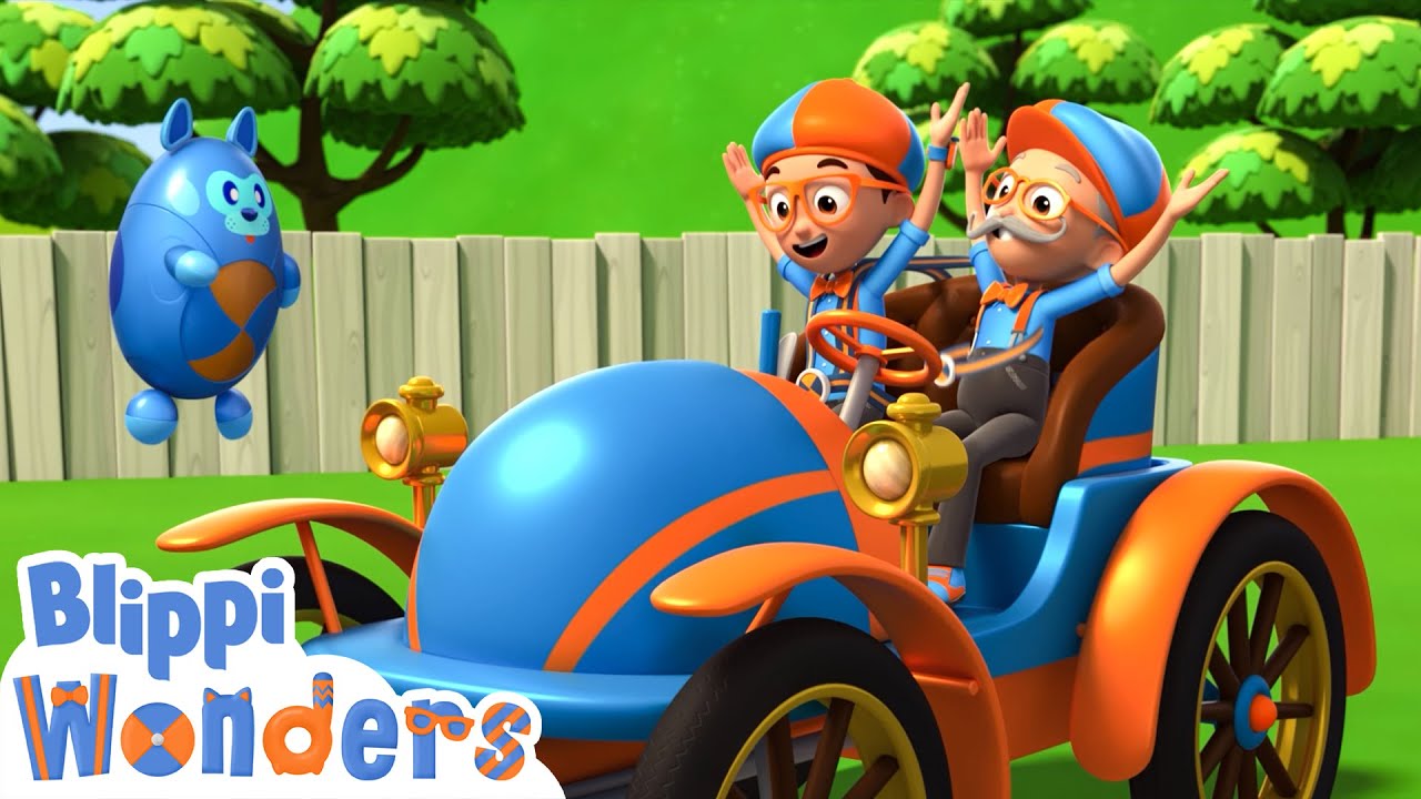İlk Araba 🚗 Blippi T&uuml;rk&ccedil;e - &Ccedil;ocuklar i&ccedil;in Eğitici Videolar