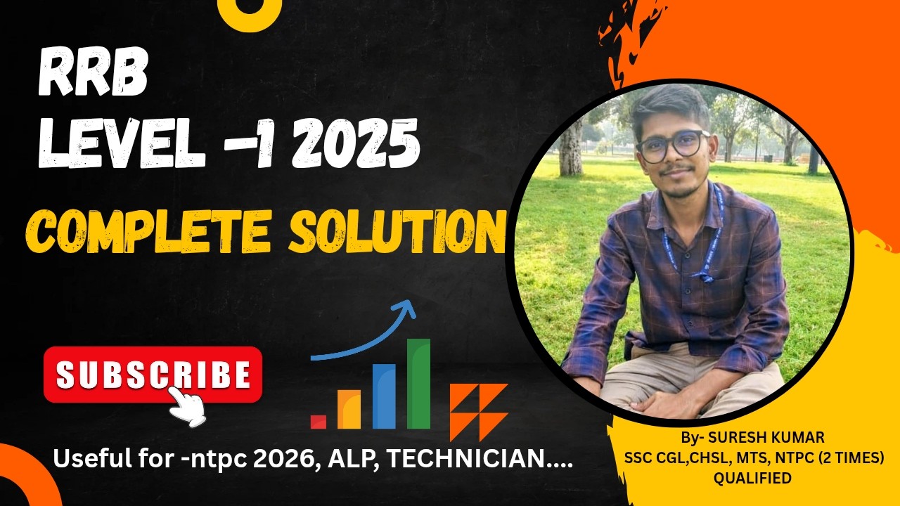 RRB level 1 COMPLETE SOLUTION 🔥💯