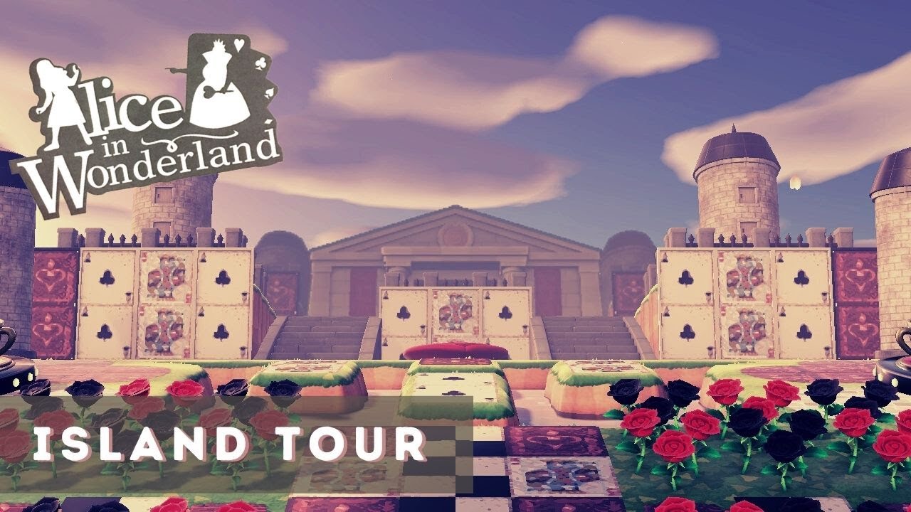 Alice In Wonderland / Dreamie Island Tour (MUST SEE) | ANIMAL CROSSING NEW HORIZONS ACNH | FIVE STAR