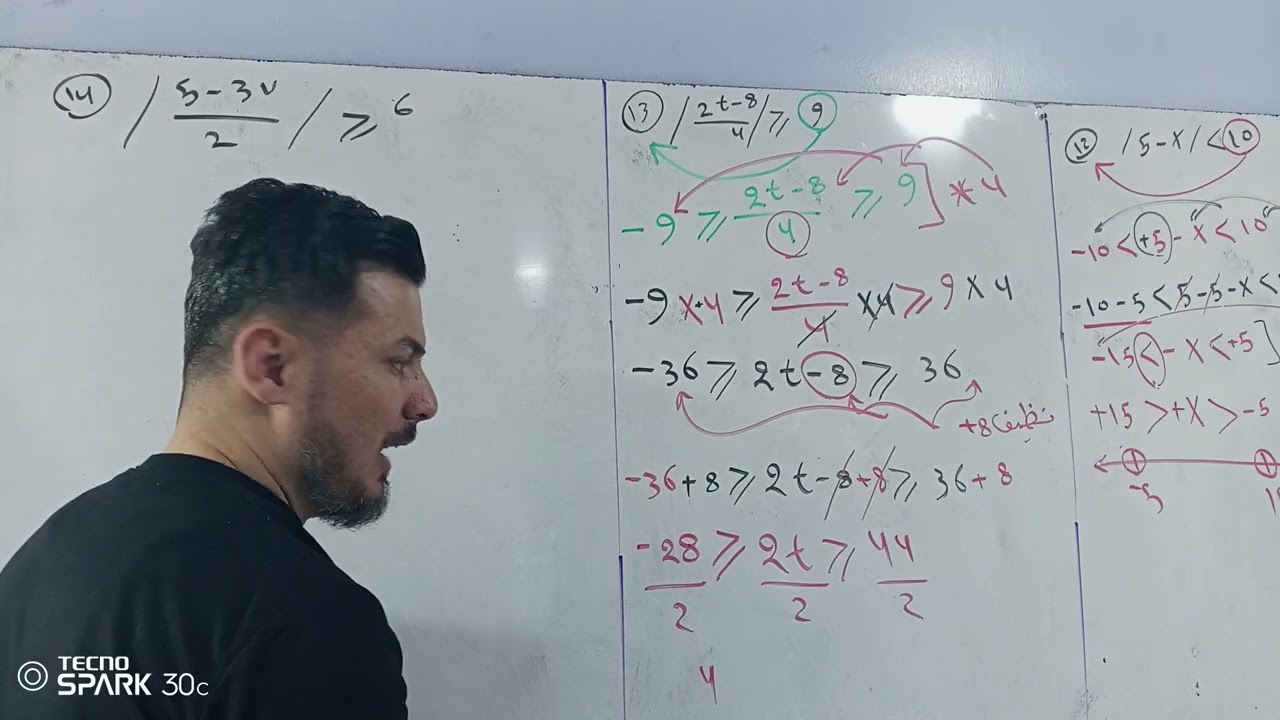 متباينه القيمه المطلقه كلش مهمه