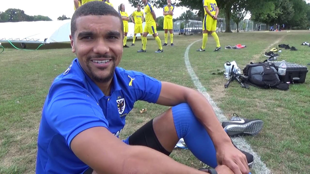 Go behind the scenes of the AFC Wimbledon photo shoot