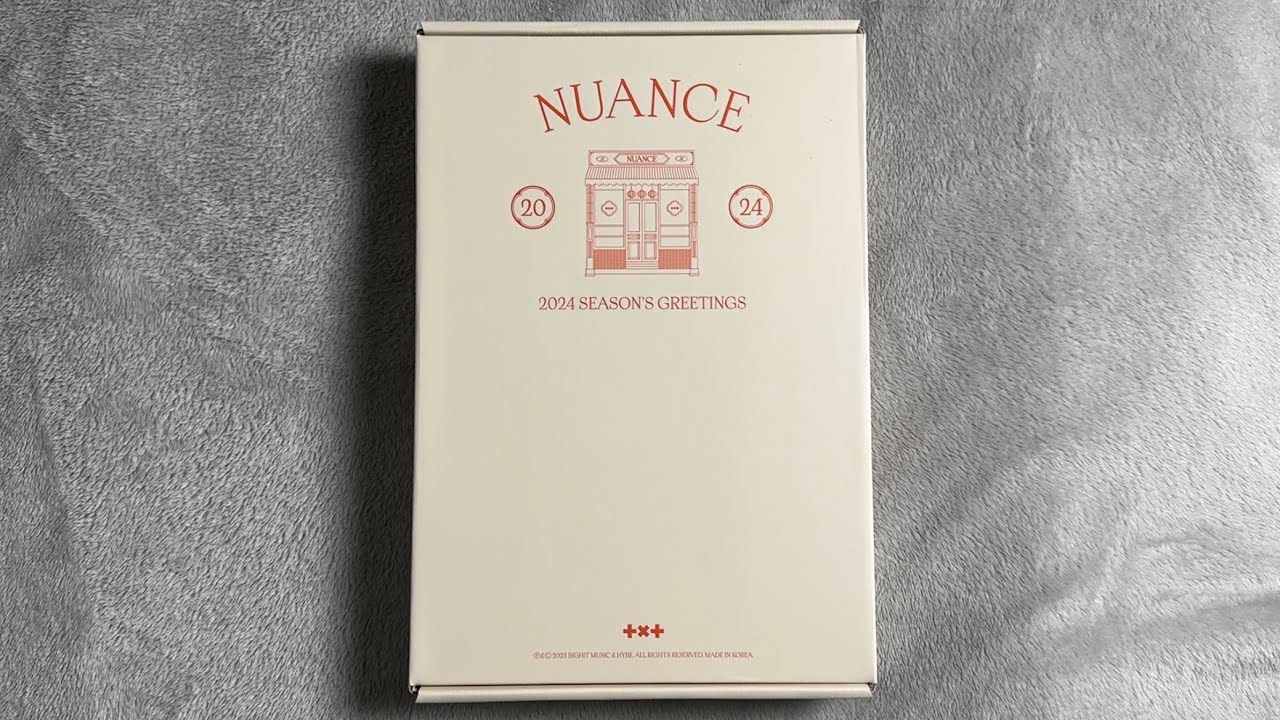 ♡Unboxing TXT 투모로우바이투게더 2024 Season’s Greetings NUANCE♡
