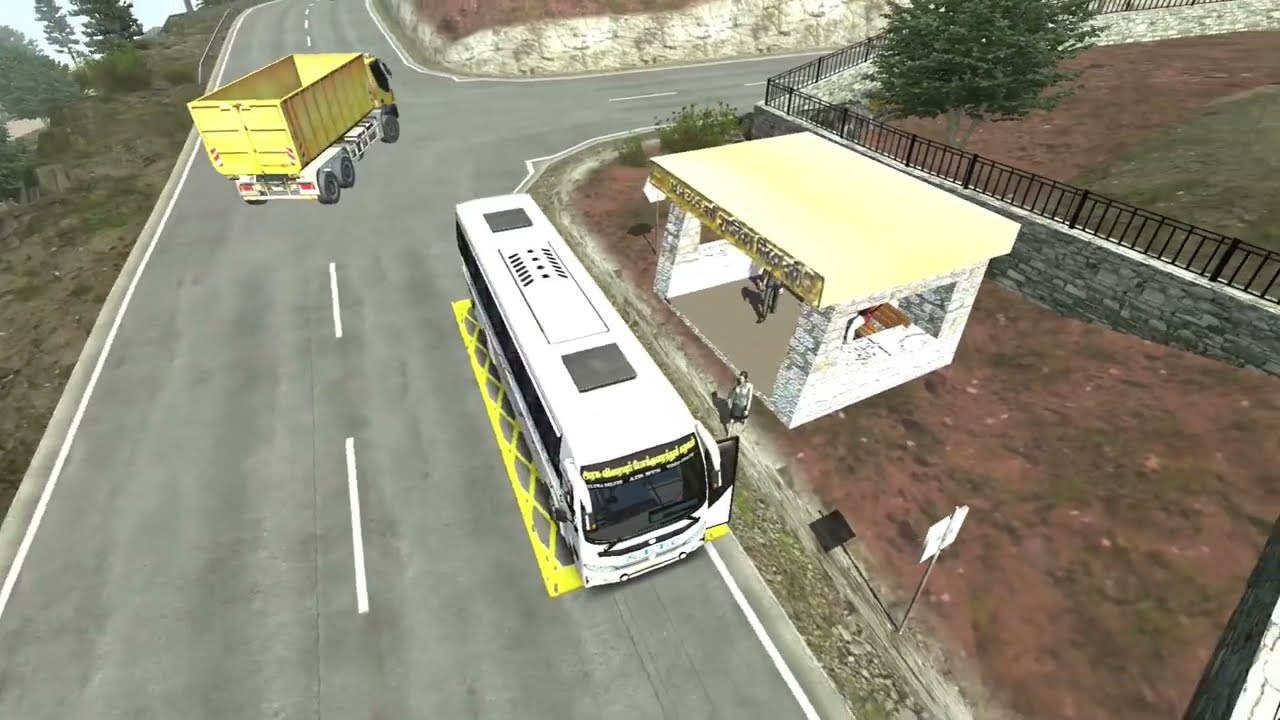 Bus Offroad Driving Game | Dangerous Mountain Roads!