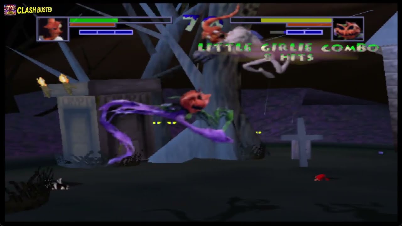Червяк Джим против Клейкибода | ClayFighter 63 1/3 | Геймплей на N64