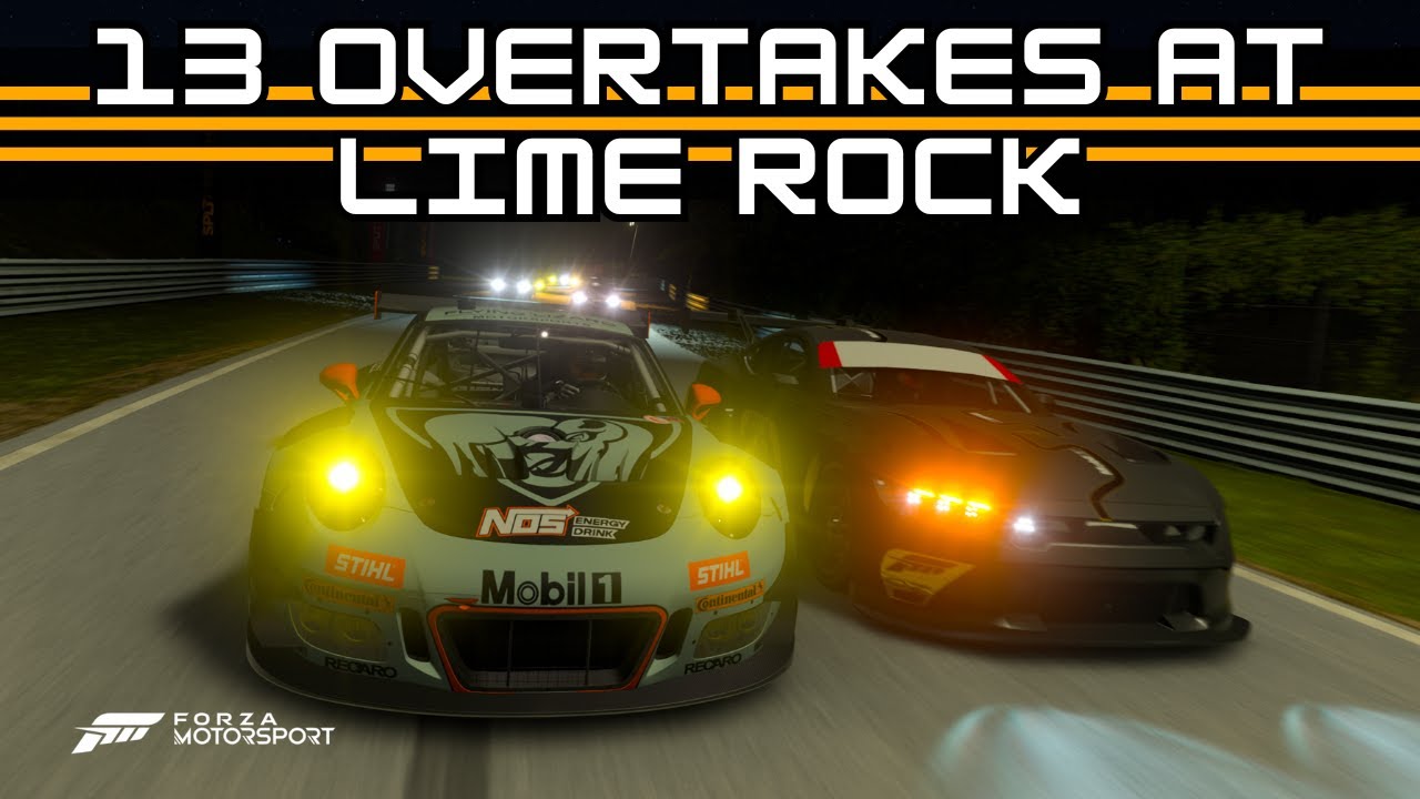 13 overtakes to P2 at a very tight track 🥈 | Lime Rock Park | Porsche GT3 | Forza Motorsport