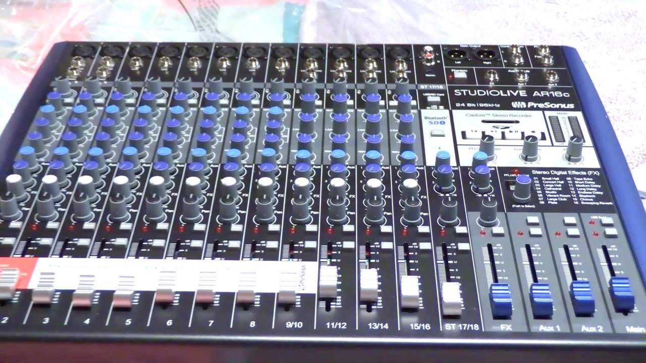PreSonus StudioLive AR16c Digital/Analog Mixer PRE-SLMAR16C 🌷🔔