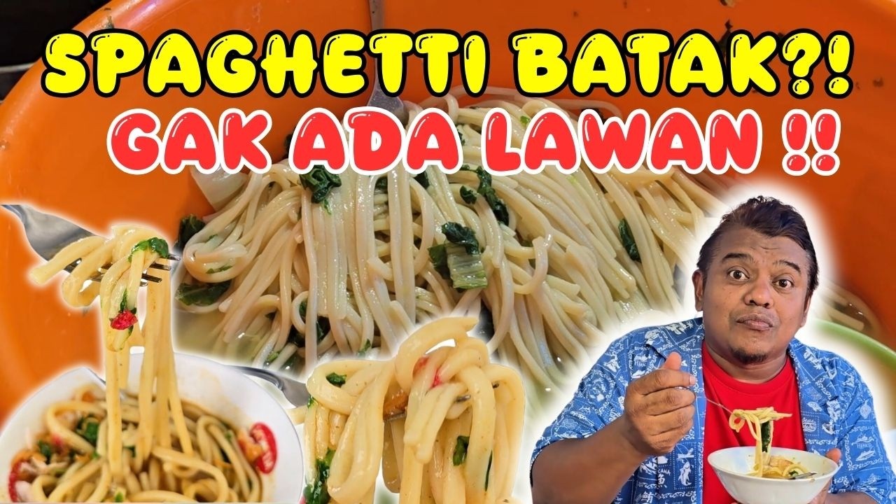 RAHASIA MIE GOMAK! SPAGHETTI BATAK PAKE REMPAH KHAS YANG BIKIN LIDAH BERGOYANG !!