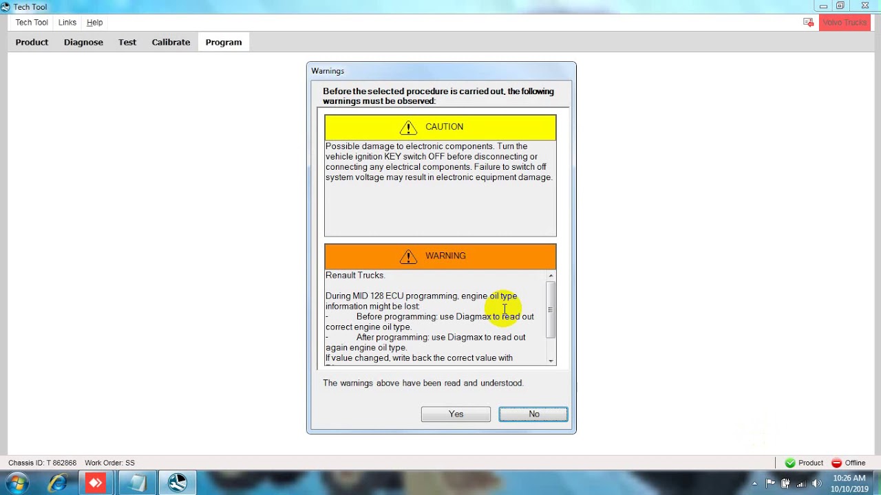 طريقة نحميل ملف فلاش فلفو D9A 340 التك تول المستحدم فى الشرح أصدار tech tool 2.7.67
