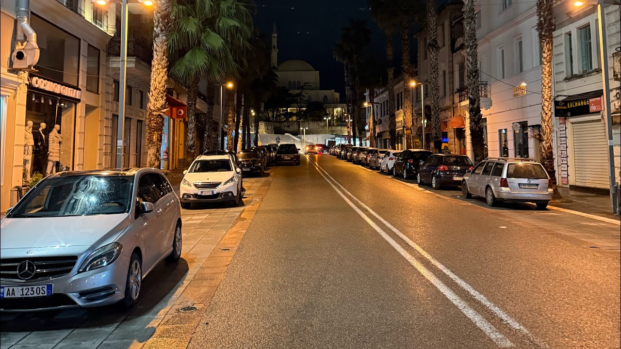 Durres Albania City Center, Walking and Shopping 🛍️ 🚶 