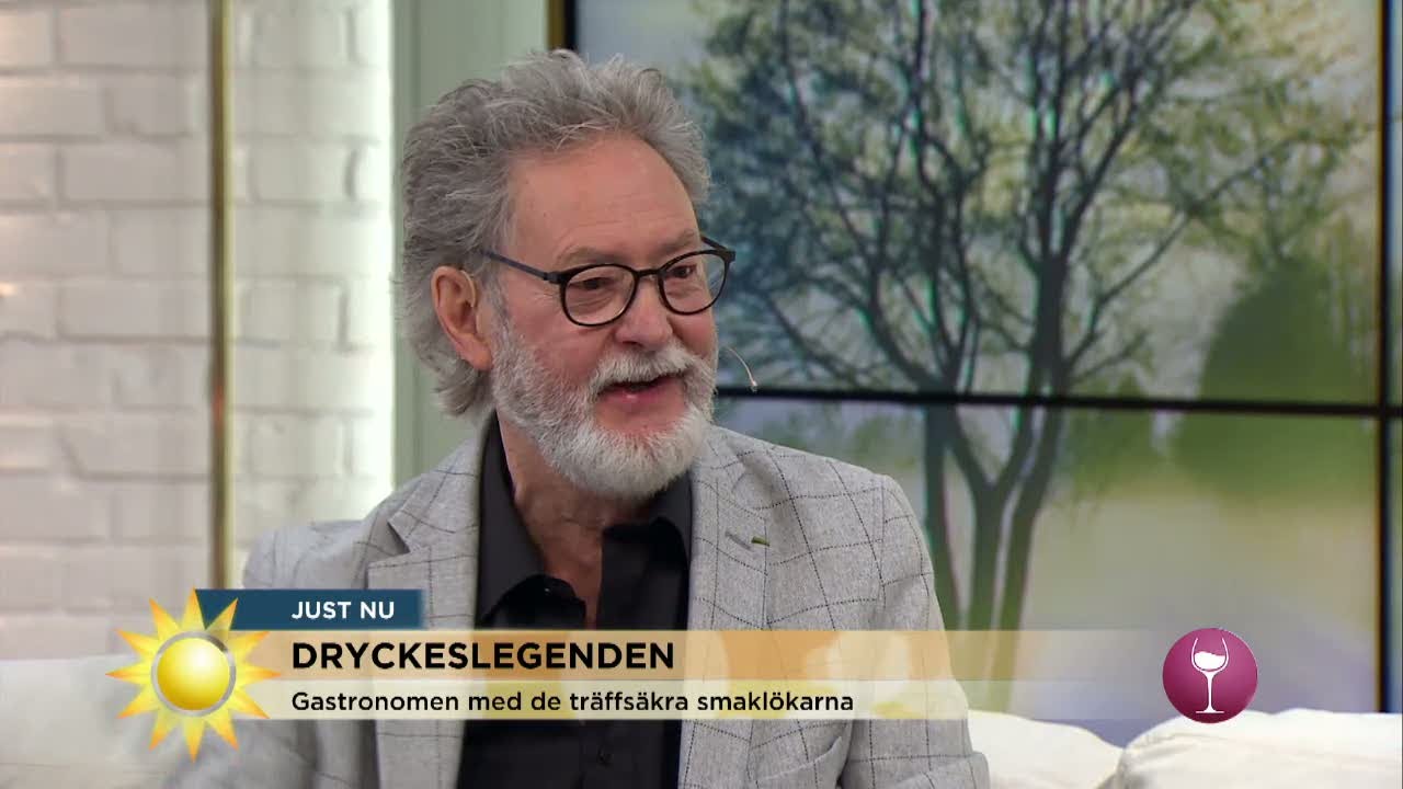 Vinlegenden Bengt Frithiofsson säger skål och tack! - Nyhetsmorgon (TV4)