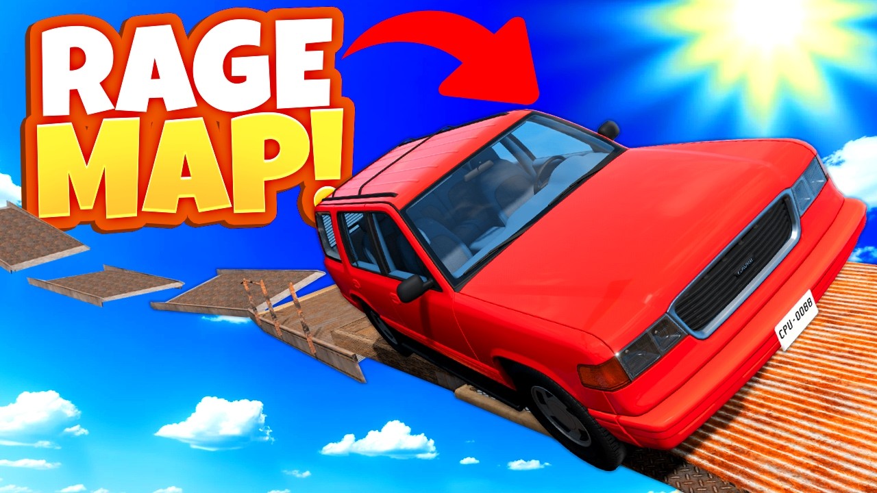 I Almost QUIT After This Rage Course in BeamNG Drive...