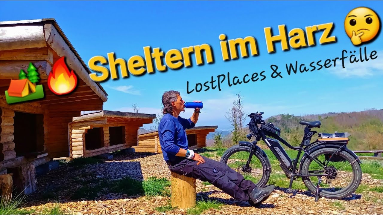 Zum neuen Shelterplatz 🏕🔥 im Harz mit dem Himiway Cruiser 🚴‍♂️ E-Bike | Kästeklippen  Okertalsperre