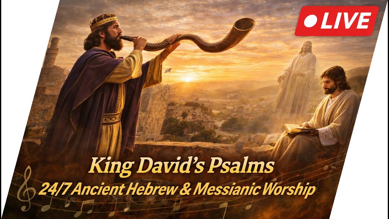 King David’s Psalms | 24/7 Ancient Hebrew & Messianic Worship