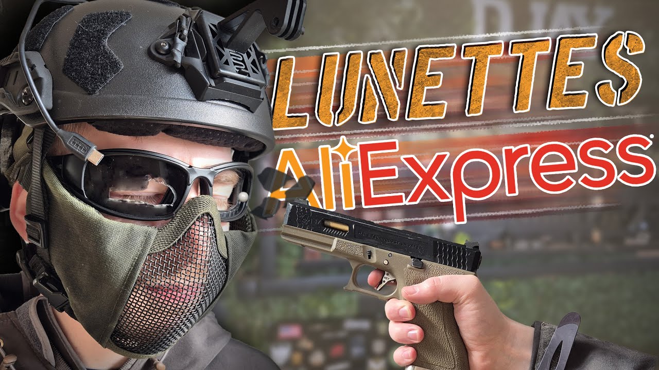 Test de toutes les lunettes d'airsoft d'AliExpress !