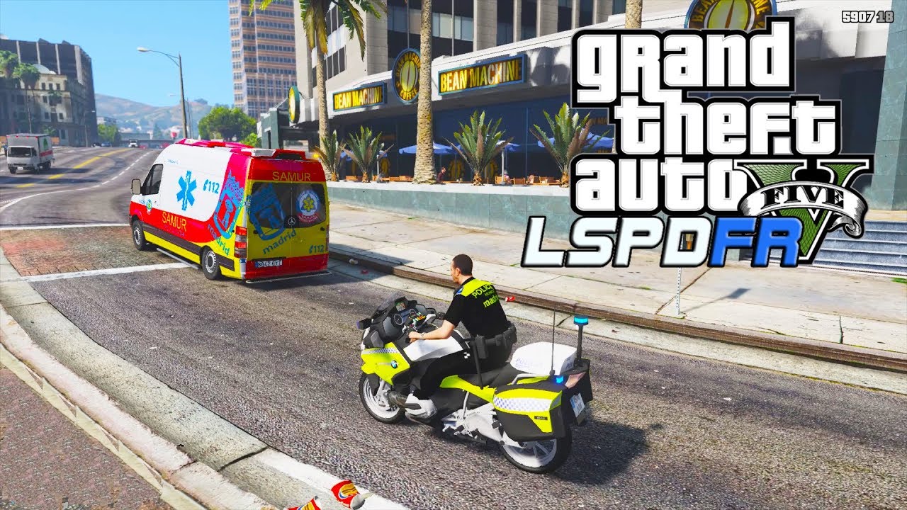 🚔 LSPDFR | DIA 511 | POLICÍA DE MADRID - ESCOLTAMOS A UNA AMBULANCIA