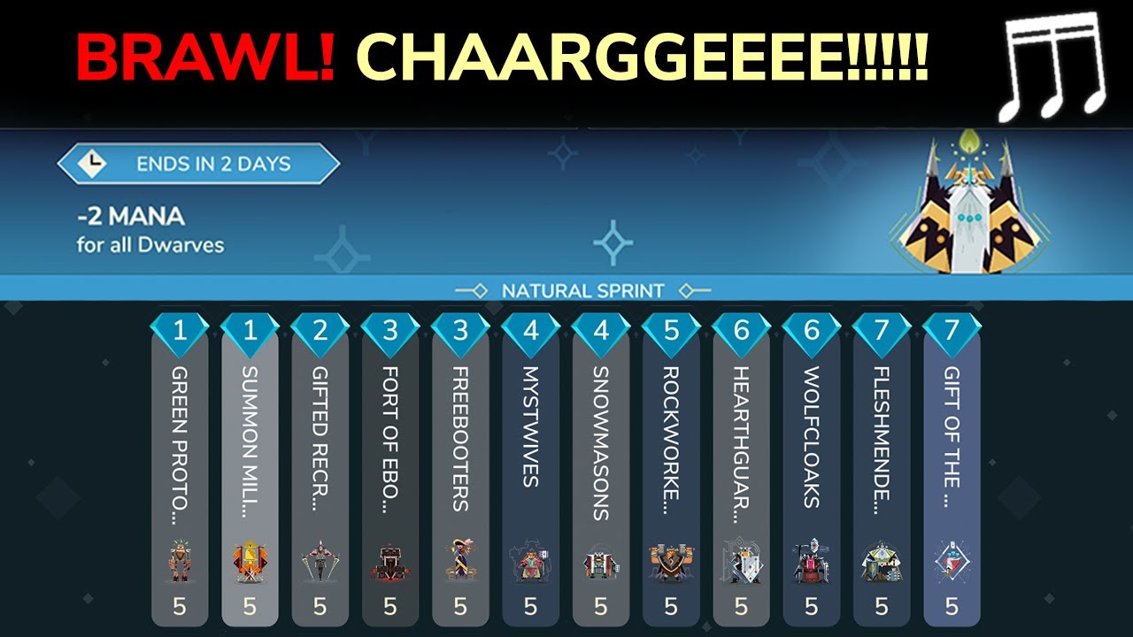 Brawl Dwarves | Improve the deck to excellence ~Stormbound
