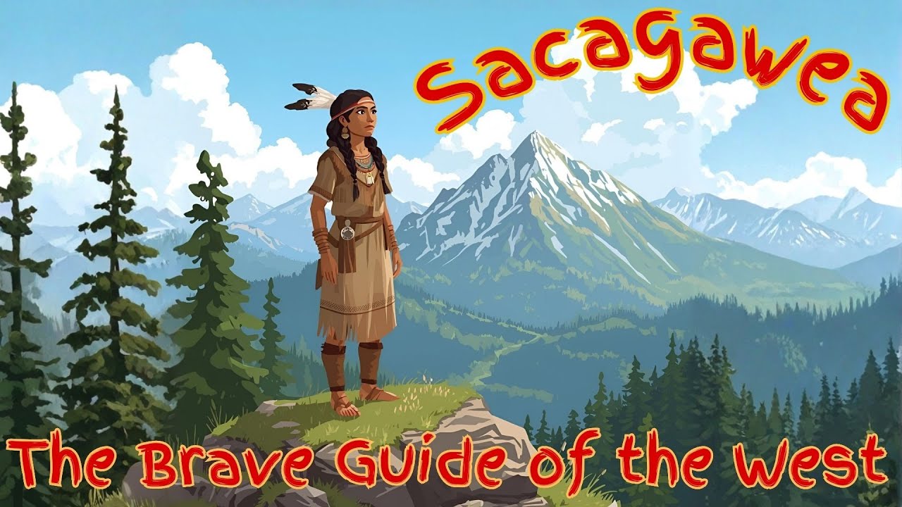 Sacagawea~The Brave Guide of the West. History for Kids about Lewis and Clark guide to the West.