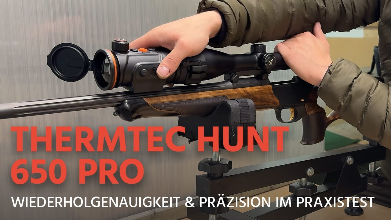 Thermtec Hunt 650 PRO - Schiesstand, Wiederholgenauigkeit, Pr&auml;zision im Praxistest