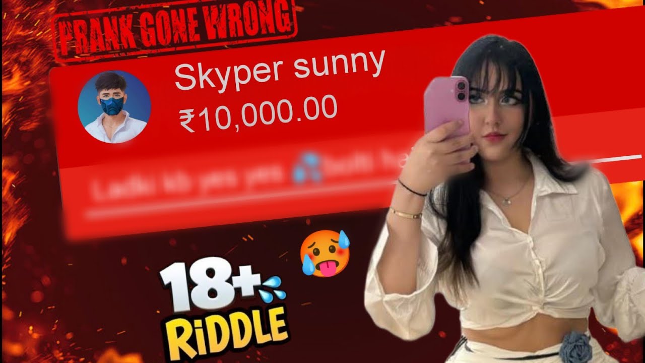 Dirty mind test prank on beautiful streamers 💦💋||   @KrutikaPlays @KaniGamingg