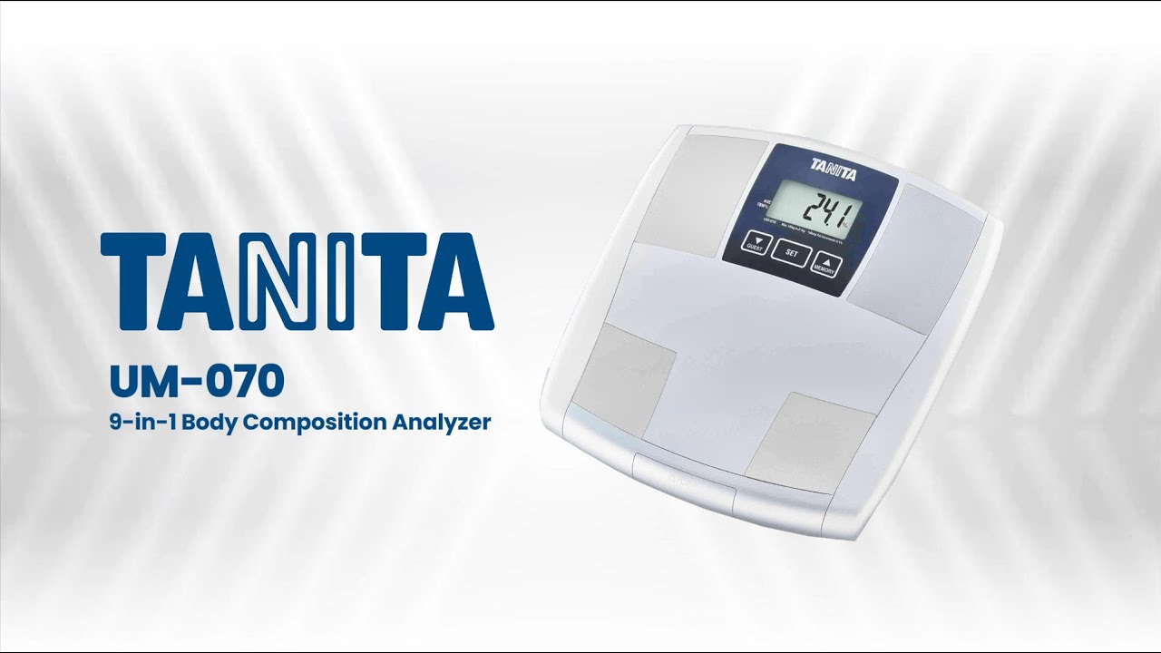 TANITA 3-in-1 Body Composition Analyzer UM-070 Product Operation Tutorial Video