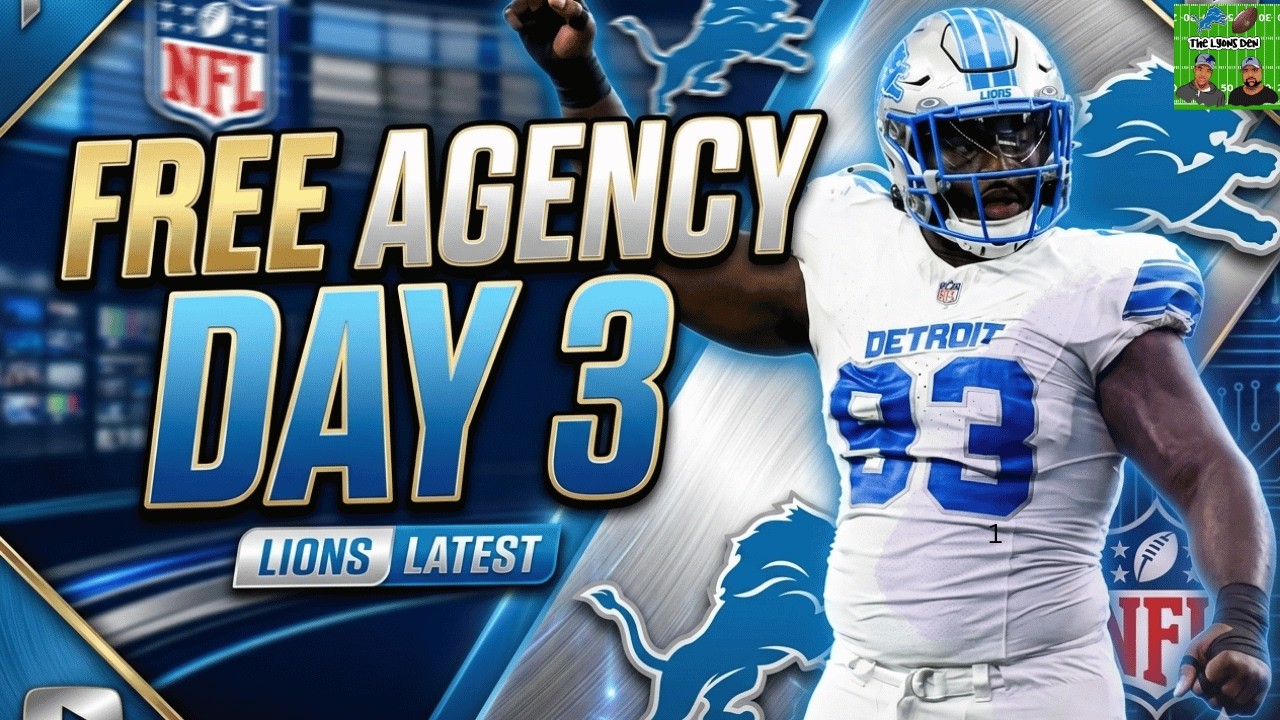 Detroit Lions 2026 Free Agency Day 3
