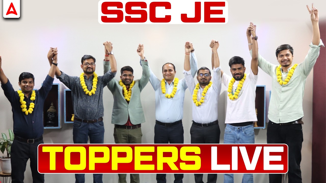 SSC JE Topper Live | Strategy, Tips & Real Experience | Must Watch