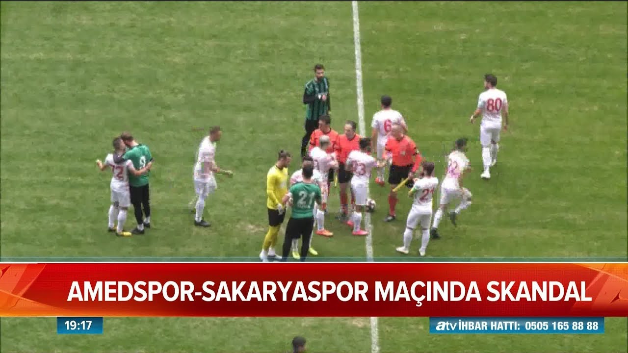 Amedspor - Sakaryaspor maçında skandal! - Atv Haber 4 Mart 2019