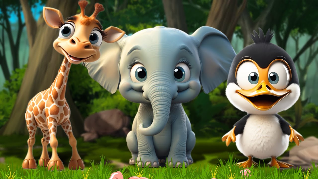 Cute Animal Moments -  Elephant, Dog, Cat, Chicken, Cow, Sheep - Animal Sounds Part 8