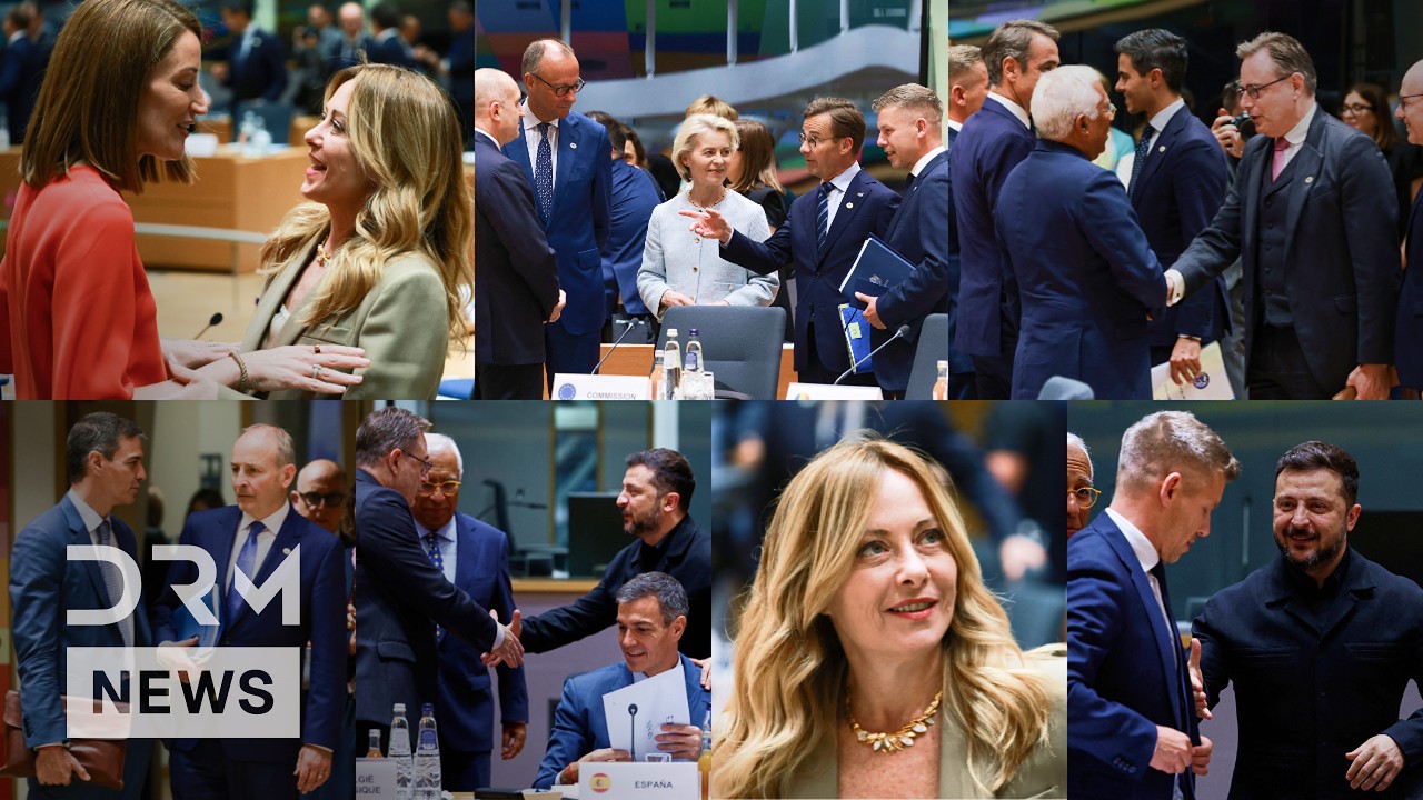 Merz, Meloni, von der Leyen, Kaja Kallas & EU Leaders Share Candid Moments Ahead of Roundtable |AC1N