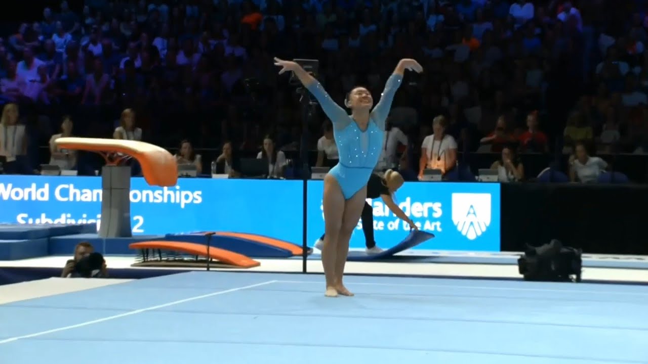 (13.2) Leanne wong floor exercise Qual/ 2023 WAG World Championships