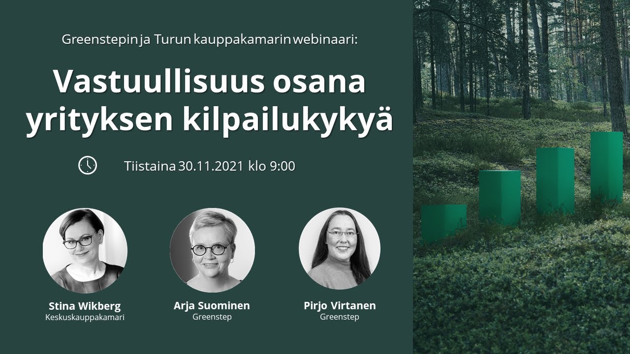 Virtuaalinen aamukahvitilaisuus:  Vastuullisuus osana yrityksen kilpailukykyä